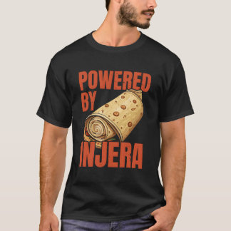 T-shirt Pain d'Injera Pancake de nourriture éthiopienne In
