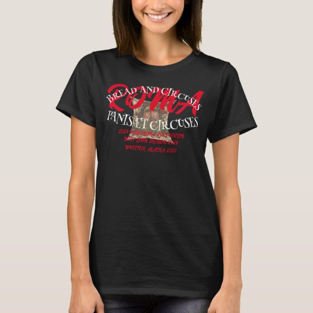 T-SHIRT PAIN ET CIRCUS ROMA WEST LINN OREGON (Devant)