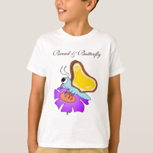 T-shirt Pain et papillon