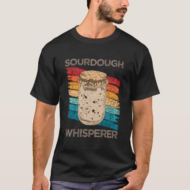 T-shirt Pain Sourbeur Pain Whisperer Fabriquant Baker (Devant)