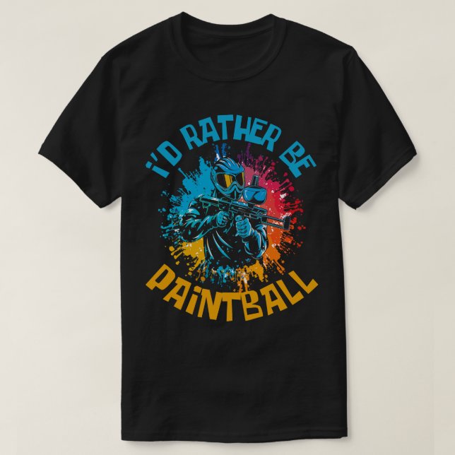T-shirt Paintball (Design devant)