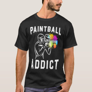 T-shirt Paintball Airsoft Paintballer Paintball Addict