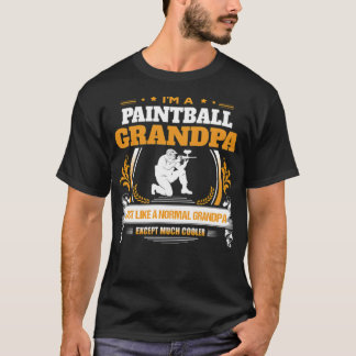 T-shirt Paintball Grandpa Cadeaux cool