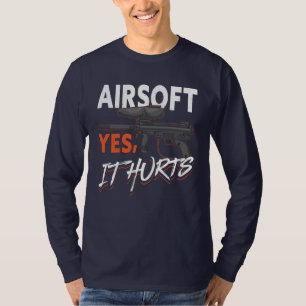 T-shirt Paintball Oui Ça Fait Mal À La Fête En Plein Air
