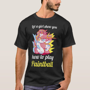 T-shirt Paintballing Paintballer Paintball Girl