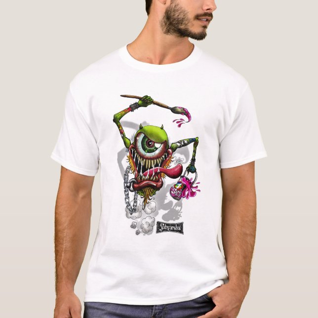T-shirt PainterEyes-002, RUSTED-SUBVERSIVA-01 (Devant)