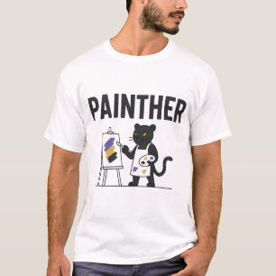 T-shirt Painther – Jeu de mots drôle sur la peinture de pa