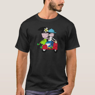 T-shirt Paire Scooter Mobylette Vietnam Thaïlande