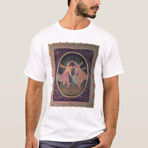 T-shirt Paires de filles de danse exécutant un Kathak