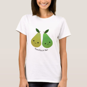T-shirt Paires de paires de perles mignonnes et amusantes