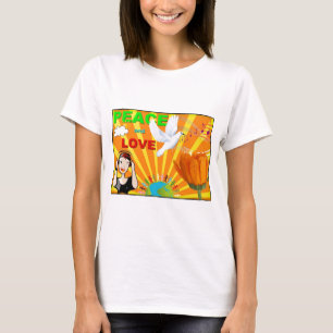 T-shirt Paix & Amour
