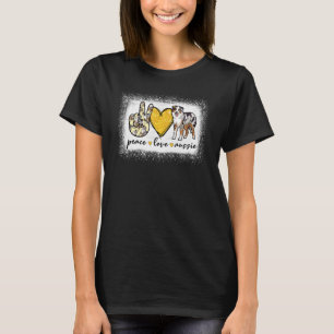 T-shirt Paix Amour Aussie Blondie Berger Australien