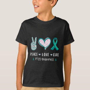 T-shirt Paix Amour Cure Ptsd Stress Trouble De La Conscien