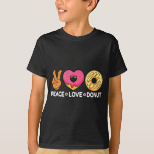 T-shirt Paix Amour Donut - Amoureux de beignets pour homme