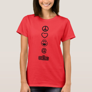 T-shirt Paix Amour Elmo