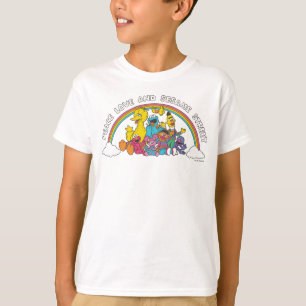 T-shirt Paix, Amour et Rue Sésame