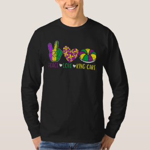 T-shirt Paix Amour Galette des Rois Drôle de Festival de M