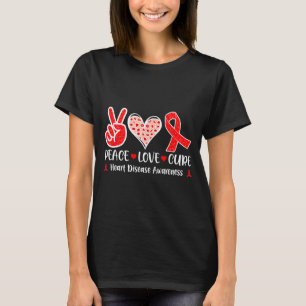 T-shirt Paix. Amour. Guérison - Mois de sensibilisation au