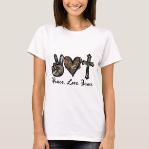T-shirt Paix amour Jésus