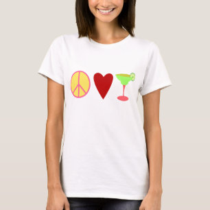T-shirt Paix, amour, margarita