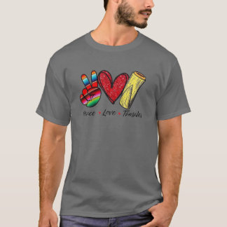 T-shirt Paix, Amour Tamales. mexicain
