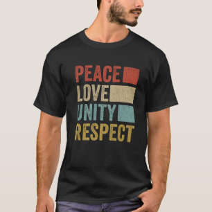 T-shirt Paix Amour Unité Respect