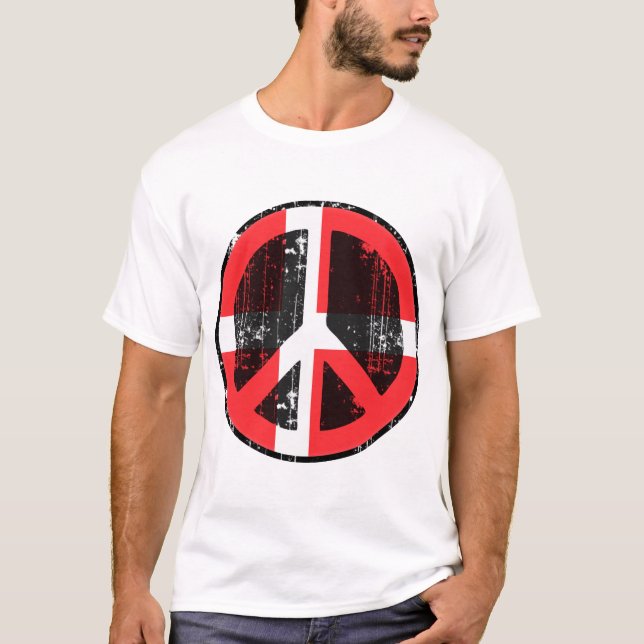 T-shirt Paix au Danemark (Devant)
