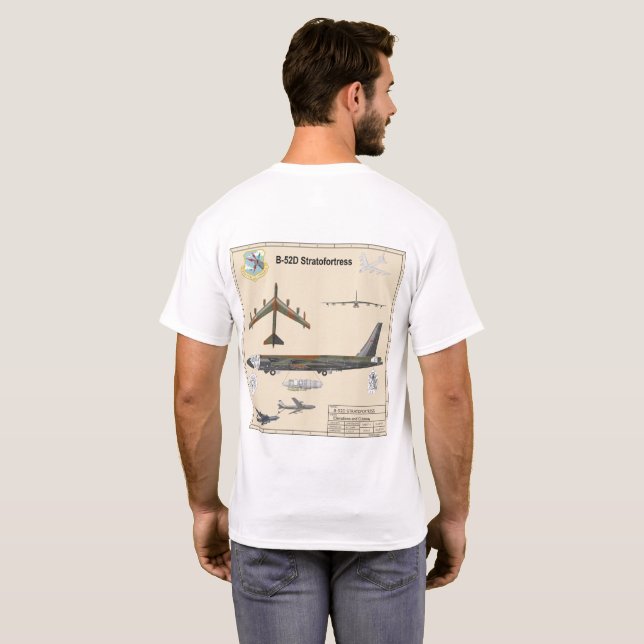T-shirt Paix B-52 la manière démodée (Dos entier)