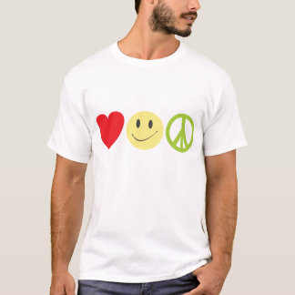 T-shirt Paix de bonheur d'amour