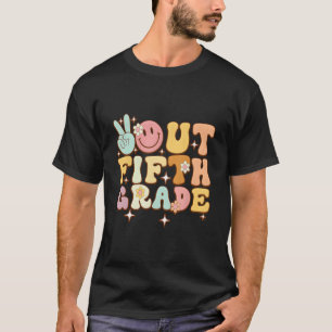 T-shirt Paix dehors cinquième 5e classe de 2023 au revoir