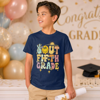 T-shirt Paix dehors Cinquième classe de 2026 Enfants color