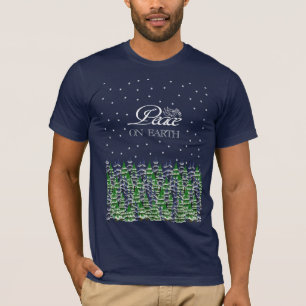 T-shirt Paix des vacances de la terre