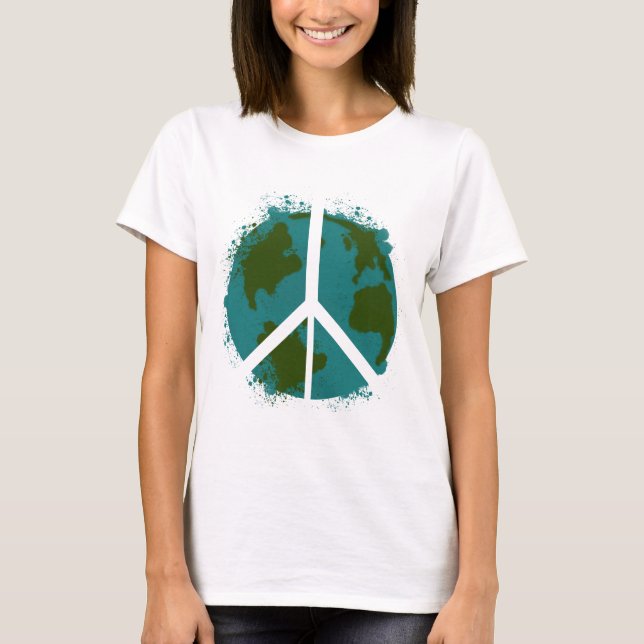 T-shirt Paix du monde (Devant)
