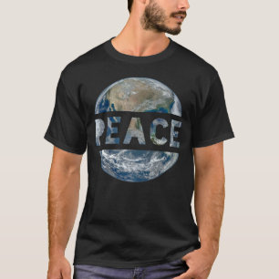 T-shirt Paix du monde sur l'amour conscient d'humanité de