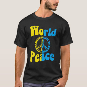 T-shirt Paix En Ukraine Soutien Mondial À La Paix En Ukrai