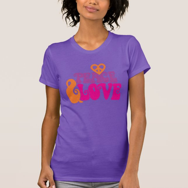 T-SHIRT PAIX ET AMOUR (Devant)