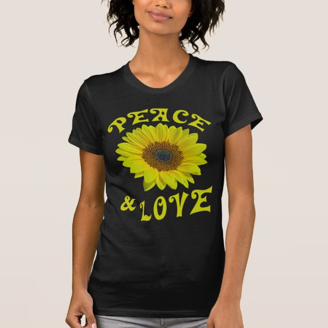 T-shirt Paix et amour (Devant)