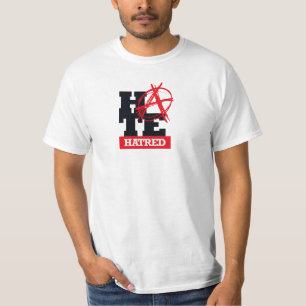 T-shirt Paix et amour… mais dans un genre de punk rock d
