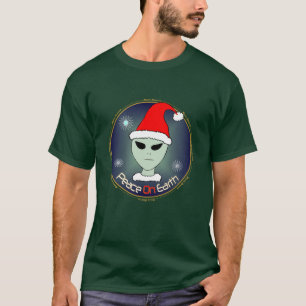 T-shirt Paix étrangère sur la chemise de la terre