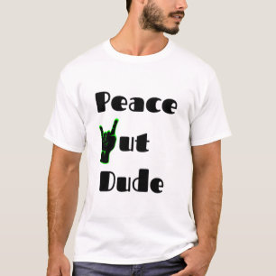 T-shirt paix, mec