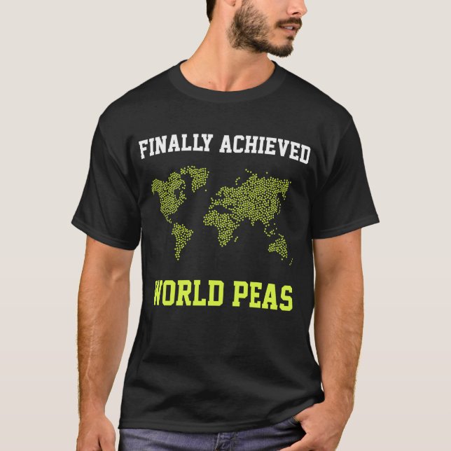 T-shirt Paix mondiale sur la terre Liberté Atteint des poi (Devant)