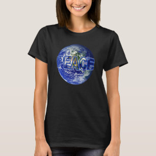 T-shirt Paix Mondiale Sur Terre Paix Amour Unité Respect