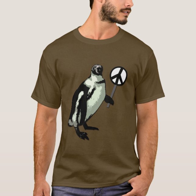 T-shirt Paix Penquin (Devant)