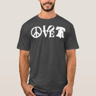 T-shirt Paix Philadelphie Amour Liberté Bell Philly Fan F