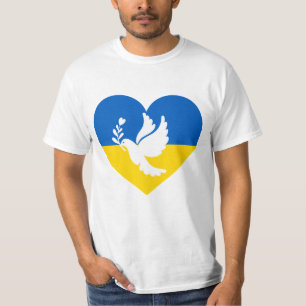T-shirt paix pour l'Ukraine