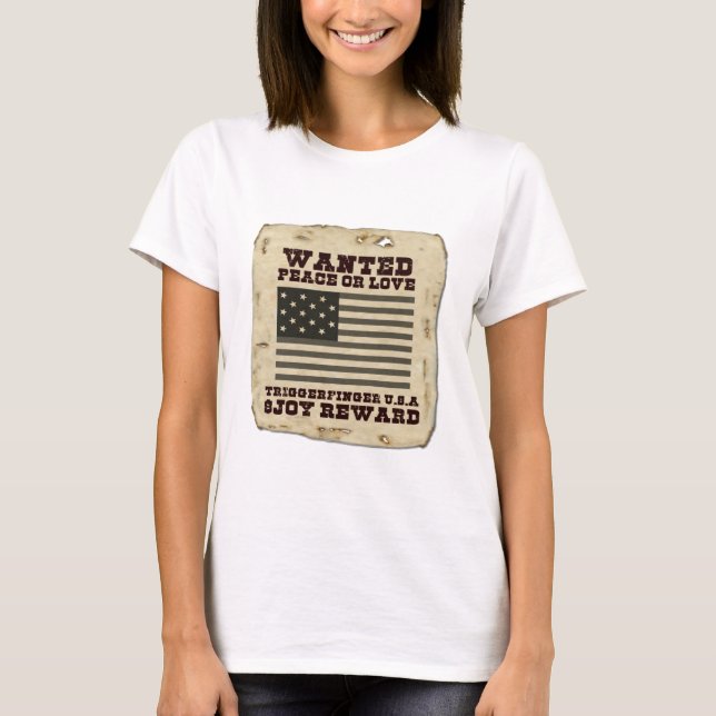 T-shirt Paix Recherchée (Devant)