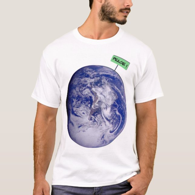 T-shirt paix sur terre (Devant)