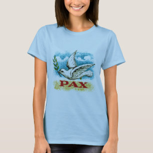 T-shirt Paix vintage sur Terre