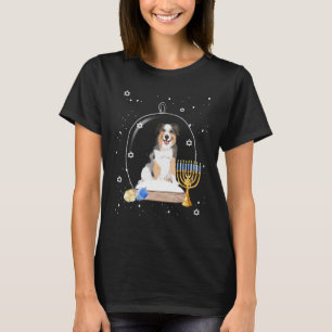 T-shirt Pajama australien Shepard Dog Snow Globe