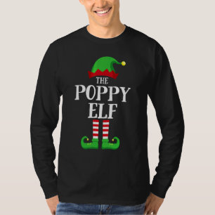 T-shirt Pajama de Noël de groupe familial assorti Poppy El